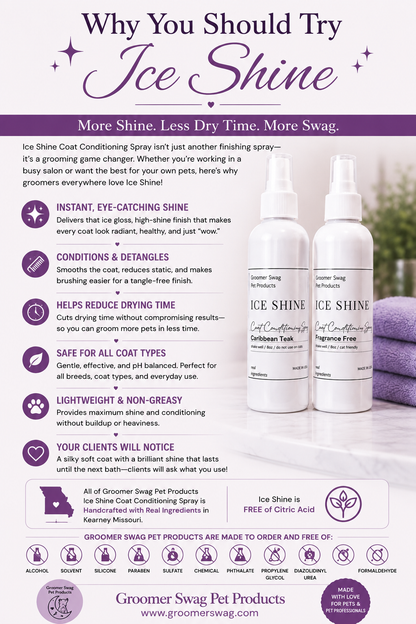 Ice Shine Coat Conditioning Spray (large size)